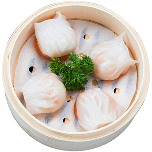 水晶虾饺半成品广式早茶虾饺皇港式点心小吃儿童早餐虾仁饺子速冻