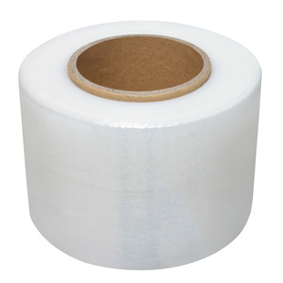 韵裕小管快餐外卖打包膜缠绕膜宽10cm工业保鲜物流包装膜pe拉伸膜