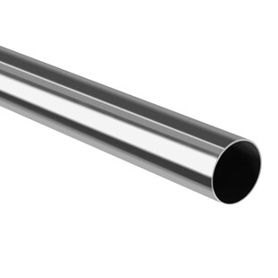 定制304不锈钢圆管衣柜挂衣杆阳台晾衣杆一整根加厚空心管窗帘杆