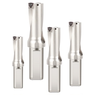 2D2倍径U钻刀杆暴力钻CNC数控H13内冷喷水快速钻头WCMX030208刀片