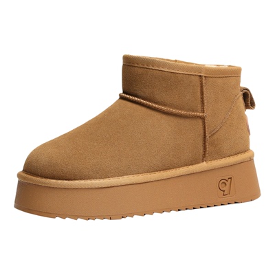 羊毛内里厚底增高舒适抗寒