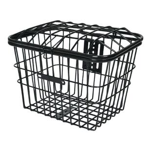 自行车后置车筐加大后用书包篮山地车娄折叠电动车筐子学生金属筐