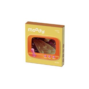 moody时光机系列美瞳日抛彩色隐形眼镜三明治工艺大小直径女