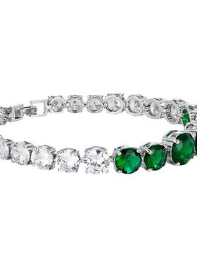 KREAM锆石大小渐变网球手链