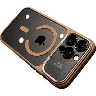 新款高端16秒变17promax苹果手机壳金属镜头钛灰色适用iphone17pro相机键全包防摔15透明14磁吸高级感小众air