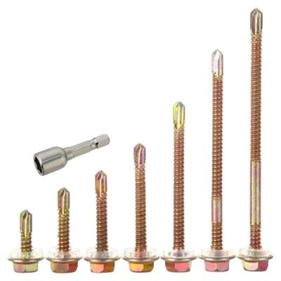 六角钻尾丝钻尾钉彩钢瓦钉燕尾钉燕尾丝自攻钉彩钢板钉自钻钉螺钉