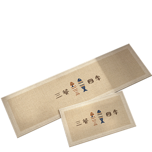 厨房地垫2026新款轻奢简约防水防油污脚垫家用防滑耐磨地毯易清洁