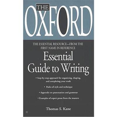 现货 牛津写作指南 英文原版The Oxford Essential Guide to Writing 【上海外文书店】