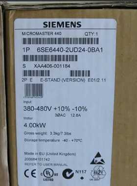 议价6SE6420-2UD24-0BA1全新M420变频器4KW 6SE64202UD240BA1
