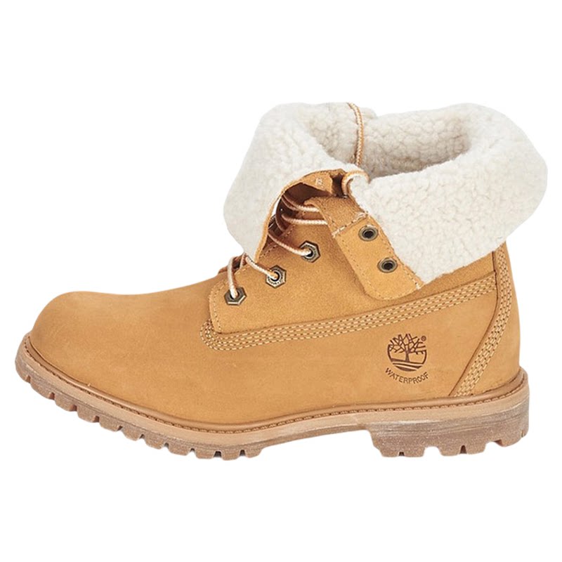 Timberland添柏岚户外女鞋防水防滑加绒保暖马丁靴大黄靴8329R