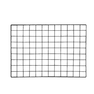 黑色铁艺网格置物架超市落地挂墙上小货架挂袜子饰品铁丝网格网架