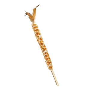 逗猫棒带铃铛鸡毛掸子逗猫玩具毛绒逗猫杆麻生耐咬成幼猫宠物用品