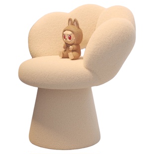 女生化妆椅子轻奢高级感卧室梳妆台专用凳子家用靠背可旋转美甲椅