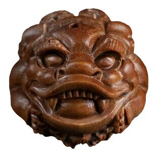 招财貔貅老山檀香木散珠珠子手串配饰手链紫檀香木佛珠红木文玩男