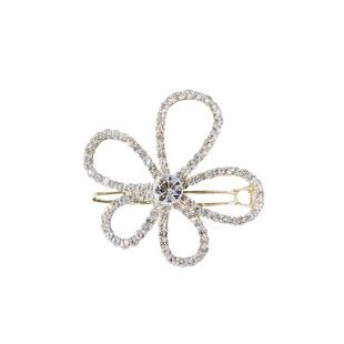 夹子头饰韩国优雅花朵发夹森系仙女刘海夹少女边夹侧边发卡青蛙扣