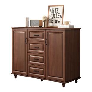 美式斗柜电视柜卧室客厅大容量储物柜2024新款家用落地高柜收纳柜