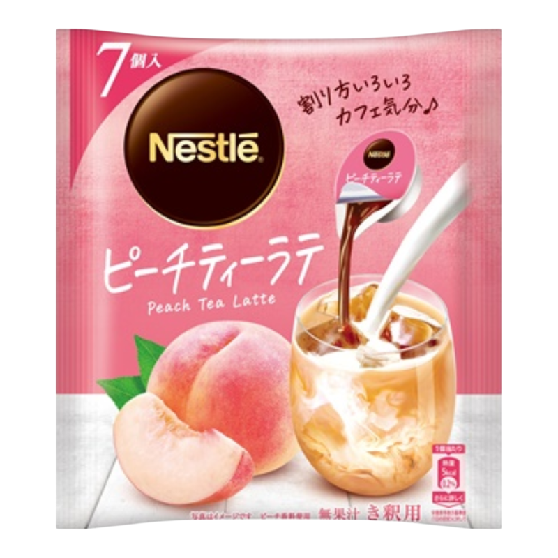 雀巢咖啡 香港进口日本金装浓缩水蜜桃茶下午茶办公即冲饮品7个入