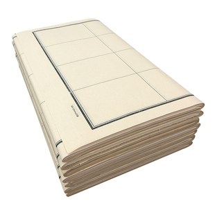 宣纸青竹纸六七分熟日课纸仿古加厚方格 竖格 米格信笺书法抄录纸