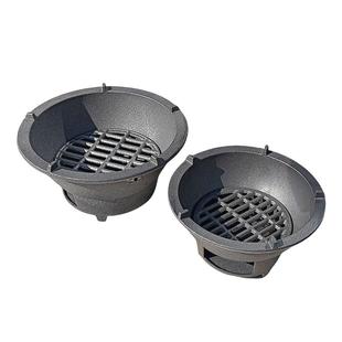 老式炭炉生铁火炉炉子家用取暖碳炉火锅煲汤炉炭铸铁户外烧烤炉