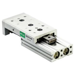 滑台气缸MXS6-20气动直线导轨8/12/16-10-30-75滑轨气缸A-AS