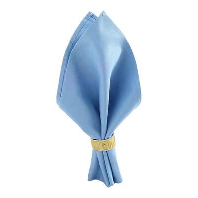 纯棉口布折花餐巾布不掉毛擦杯布