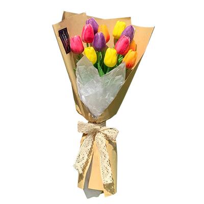 郁金香包装野餐拍照道具礼物假花