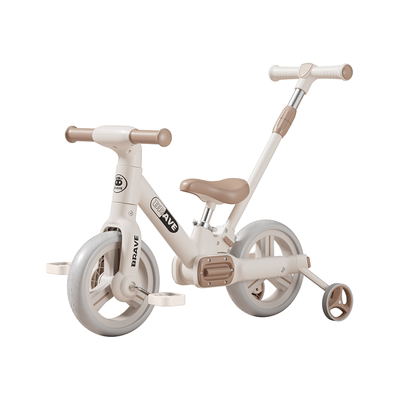 二合一儿童三轮脚踏车可调节推把