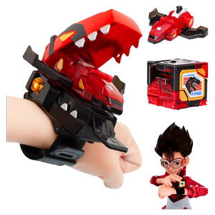 心奇爆龙战车X龙装战甲魔方手表变形玩具新奇暴龙儿童男孩礼物