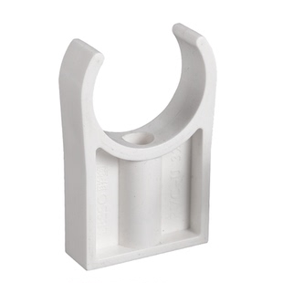 联塑PVC给水管白色配件高脚抱箍II塑料管卡UPVC管夹U型马鞍卡固定