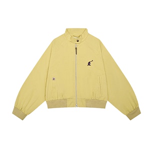 【madgood马得工地~】日系黄色工装外套多巴胺百搭棒球服夹克上衣