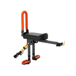 自行车儿童座椅前置折叠车带娃宝宝安全坐椅弯梁车可折叠单车加装