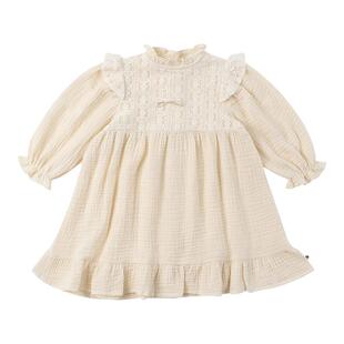 韩国进口女婴儿裙子春秋装连衣裙一周岁生日宴会礼服女宝宝公主裙
