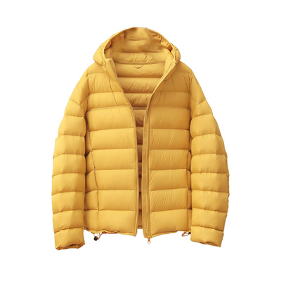 2025冬季新款排骨羽绒服女轻薄泡芙短款白鸭绒保暖连帽小个子外套