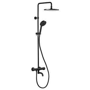 FLOVA丰华卫浴 恒温枪灰色淋浴花洒套装龙头明装淋浴器喷头淋雨