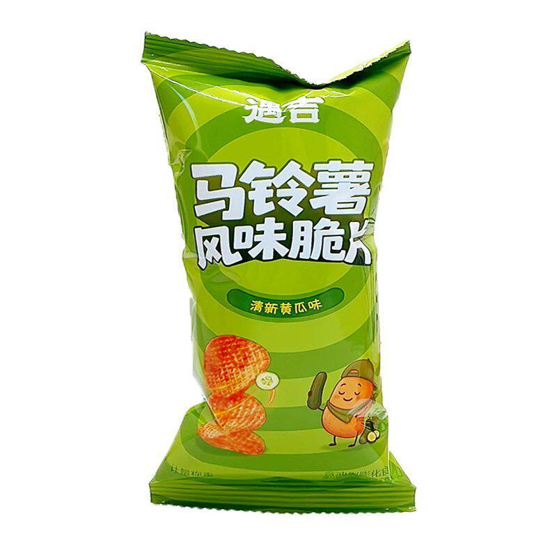 遇吉马铃薯风味脆片黄瓜番茄麻辣烧烤多口味味追剧解馋暑期小零食