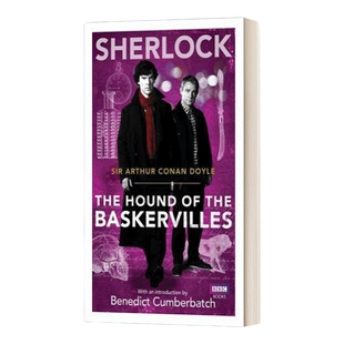 英文原版 Sherlock The Hound of the Baskervilles 福尔摩斯探案集 巴斯克维尔的猎犬 影视封面版 英文版 进口英语原版书籍