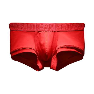 红内裤男士红色本命年结婚用短裤