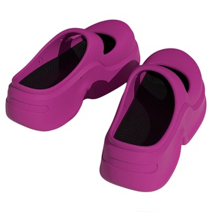 包头多巴胺厚底洞洞鞋女款夏天可外穿美拉德凉拖鞋增高踩屎感防滑