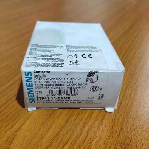 议价3TF4111-0XM0西门子接触器 AC 50 Hz 12 A 5.5 kW 3TF41110XM