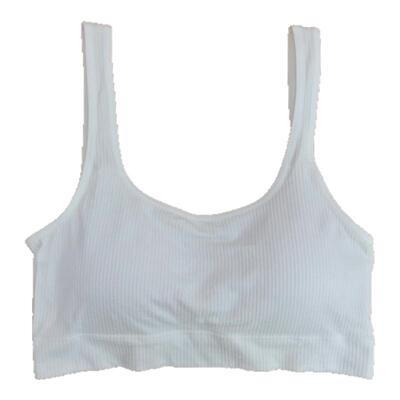 都市丽人宽肩带美背固定杯背心款