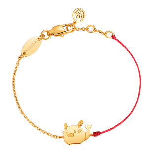 十二生肖红绳手链女三合红手绳上岸马年兔子本命年 猪狗羊马龙虎