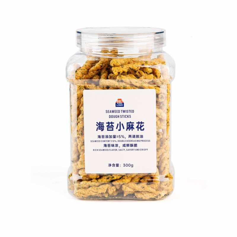 湖南长沙特产金粒门海苔小麻花
