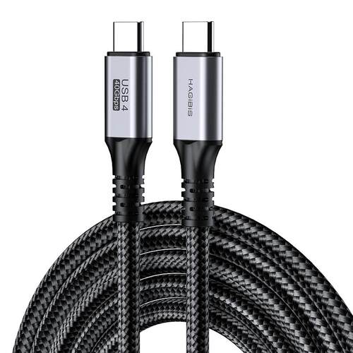 海备思全功能typec线USB4雷电4/5数据线40gbps手机显示器视频线240W100pd充电线ctoc适用苹果iPhone17macbook