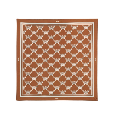 MCM COLLECTION 经典花纹头巾围巾