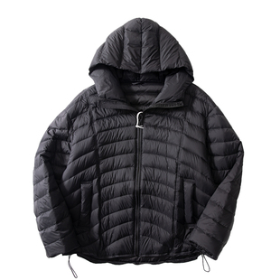 精品国标90白鸭绒羽绒服男女冬季韩版排骨轻薄内胆保暖连帽外套潮