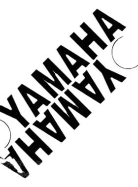 个性字母雅马哈yamaha标志贴纸
