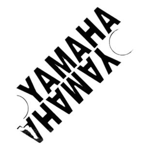 电动摩托车个性反光字母雅马哈助力车贴纸装饰踏板YAMAHA标志贴纸
