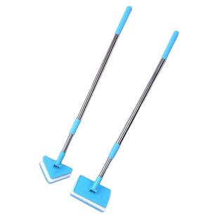 鱼缸刷子不锈钢长柄除藻祛垢无死角内壁清洗刷水族箱玻璃清洁工具