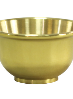 拜神茶杯酒杯碗一套供佛纯铜摆件拜祖先门口土地财神地主酒壶筷子