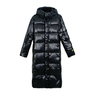 羽绒服中长款女男款冬季加厚过膝大码韩版宽松保暖防寒服情侣外套